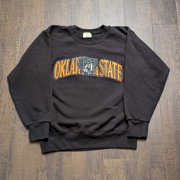 90's Oklahoma State The Game Crewneck Made in USA Size - S - Picture 1 of 4